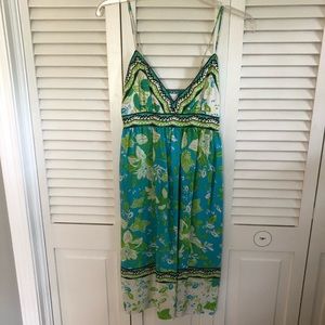 Floral Silk Dress